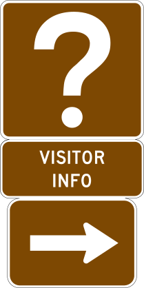 Visitor Info To The Right Sticker