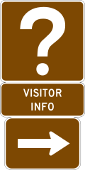 Visitor Info To The Right Sticker