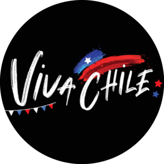 Viva Chile Independence Day Lettering Sticker