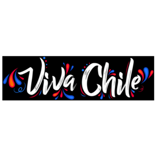 Viva Chile Translation: Long Live Chile Sticker