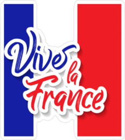 Vive La France Celebration Sticker