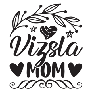 Vizsla Mom Love Sticker