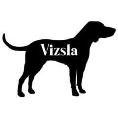 Vizsla Silhouette Sticker