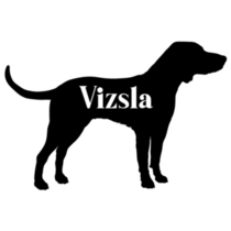 Vizsla Silhouette Sticker