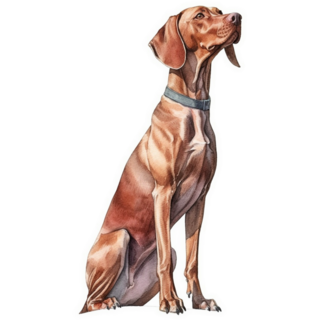 Vizsla Standing Sticker