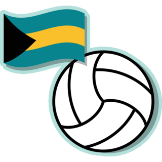 Volleyball Bahamas Sticker
