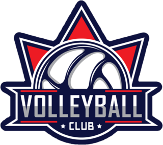 Volleyball Club Logo Sticker