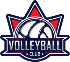 Volleyball Club Logo Sticker