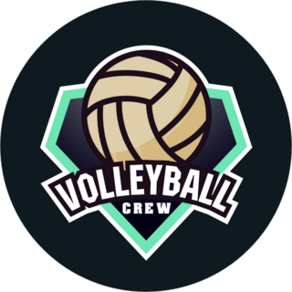 Volleyball Crew Logo Sticker