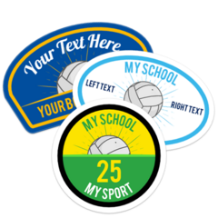 Volleyball Fundraiser Stickers