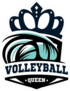 Volleyball Queen Logo Sticker