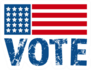 Vote 2020 On American Flag Sticker