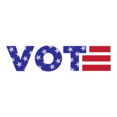 VOTE USA Themed Bumper Sticker