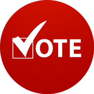 Voting Symbol Sticker