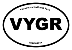 Voyageurs National Park Oval Sticker
