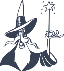 Wacky Wizard Sticker