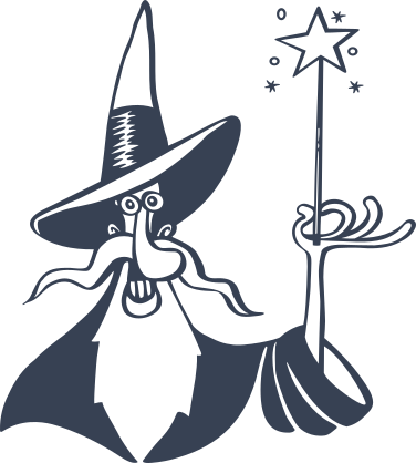 Wacky Wizard Sticker