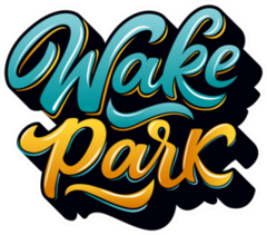 Wake Park Text Graffiti Sticker