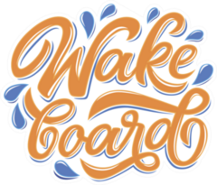 Wakeboard Club In Graffity Style Sticker