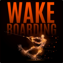Wakeboard Glowing Sticker