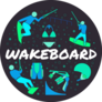 Wakeboard Icons Sticker