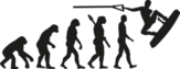 Wakeboarder Evolution Sticker