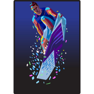 Wakeboarding Acrobatic Sticker