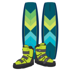 Wakeboarding Gear Sticker