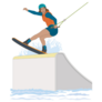 Wakeboarding Sport Jump Sticker
