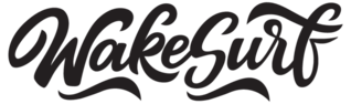 Wakesurf Lettering Sticker