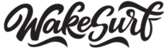 Wakesurf Lettering Sticker