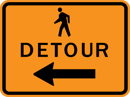 Walkers Detour Sticker