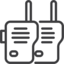 Walkie Talkies Icon Sticker