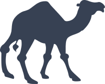 Walking Camel Sticker