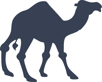 Walking Camel Sticker