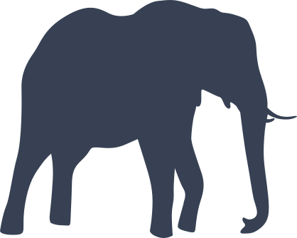Walking Elephant Sticker