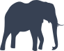 Walking Elephant Sticker