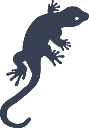 Walking Lizard Gecko Sticker