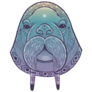 Walrus In Ornamental Style Sticker