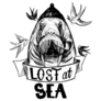 Walrus Sailor Lost At Sea Sticker