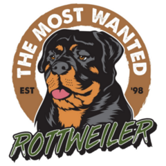 Wanted Rottweiler Sticker