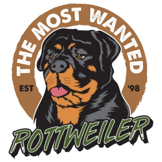 Wanted Rottweiler Sticker