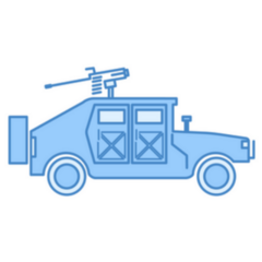 War Humvee Military Sticker