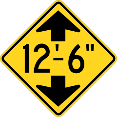 Warning 12-6 Sticker