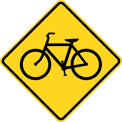 Warning Bicycles Sticker