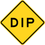 Warning Dip Sticker