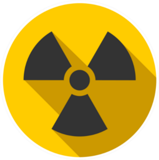 Warning Radioactive Sign Danger Symbol Sticker