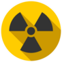 Warning Radioactive Sign Danger Symbol Sticker