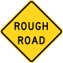 Warning Rough Road Sticker
