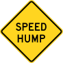 Warning Speed Hump Sticker